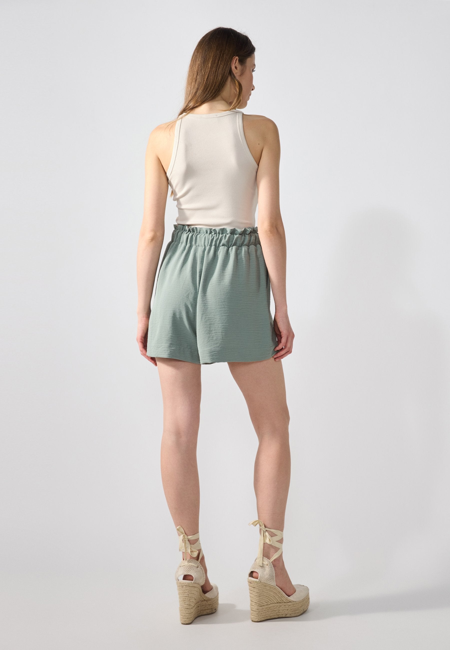 Anna Field Shorts - Light Green