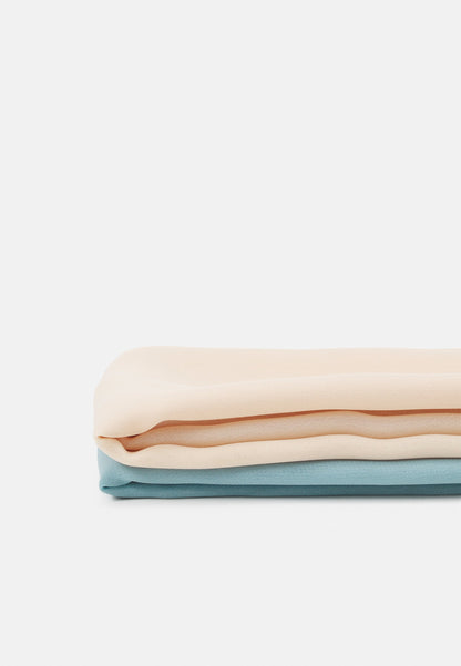 Anna Field 2 PACK - Headscarf - Light Blue/nude