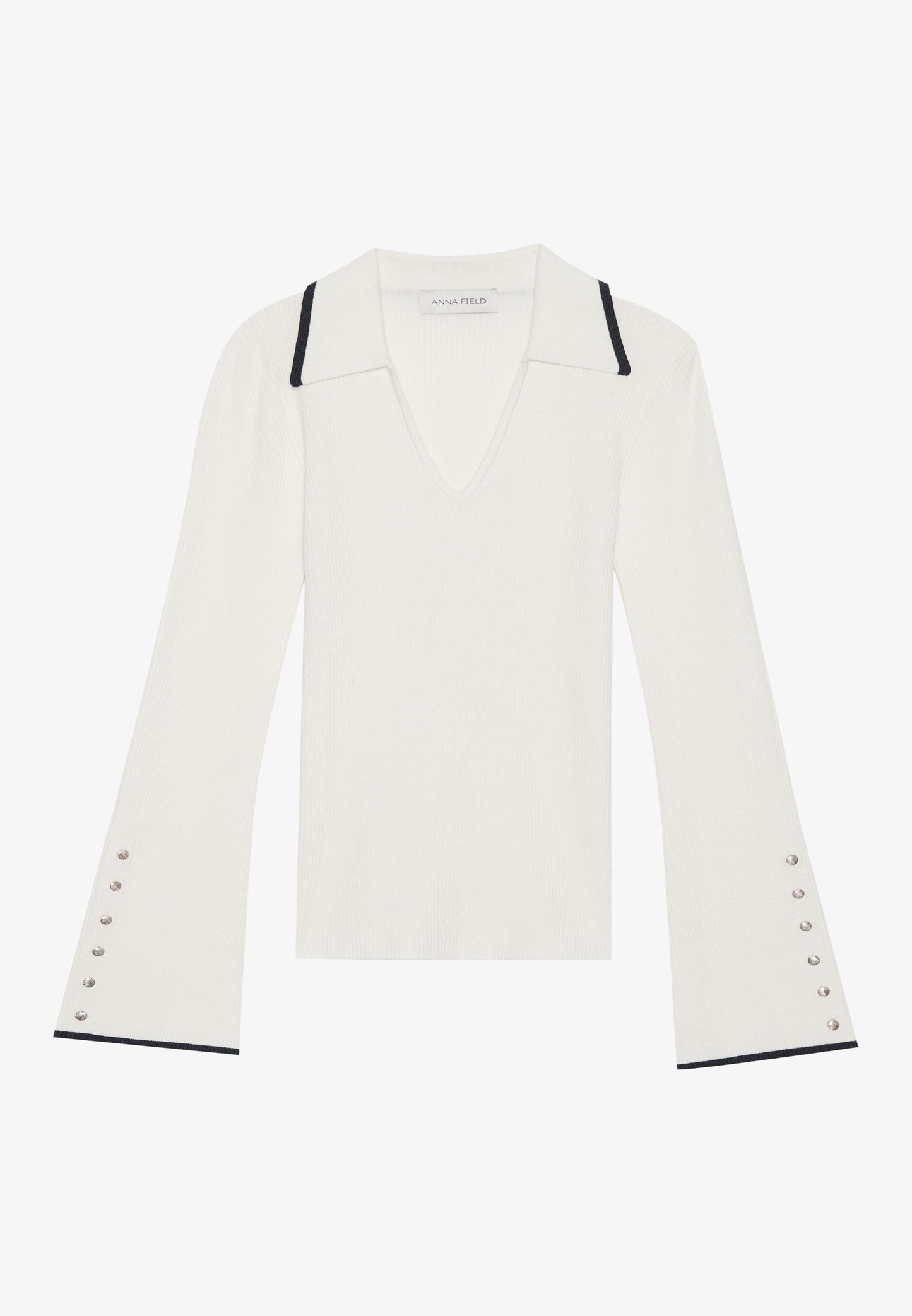 Anna Field Jumper - Off-white_navy