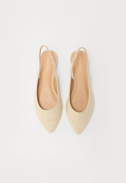 Anna Field ANAS - Slingback Ballet Pumps - Beige