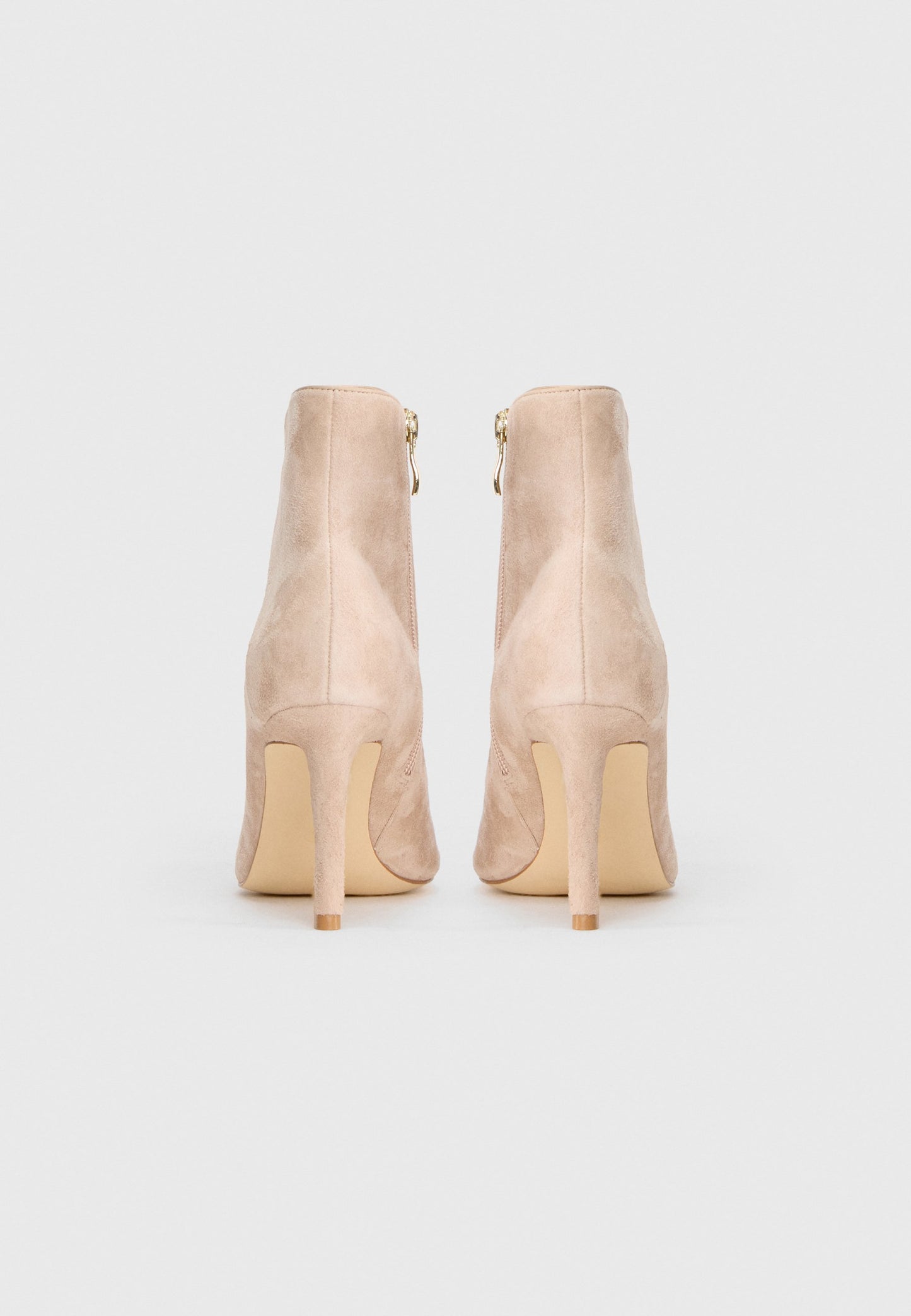 Anna Field LEATHER - High Heeled Ankle Boots - Beige