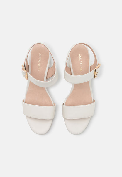 Anna Field Leather - Sandals - White