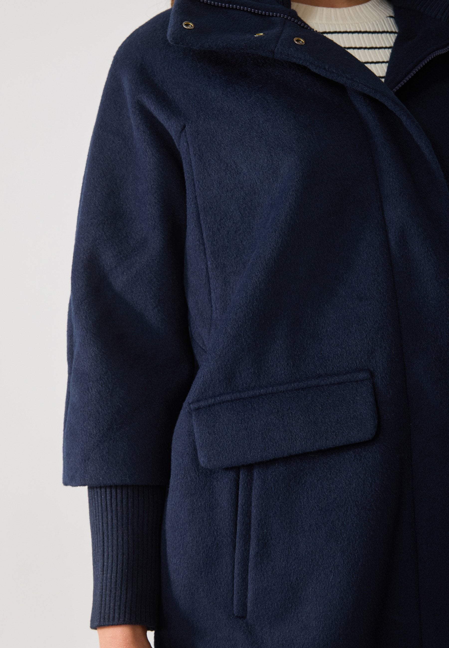Anna Field Classic Coat - Navy