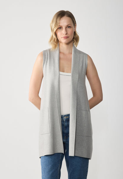 Anna Field Cardigan - Light Grey Melange