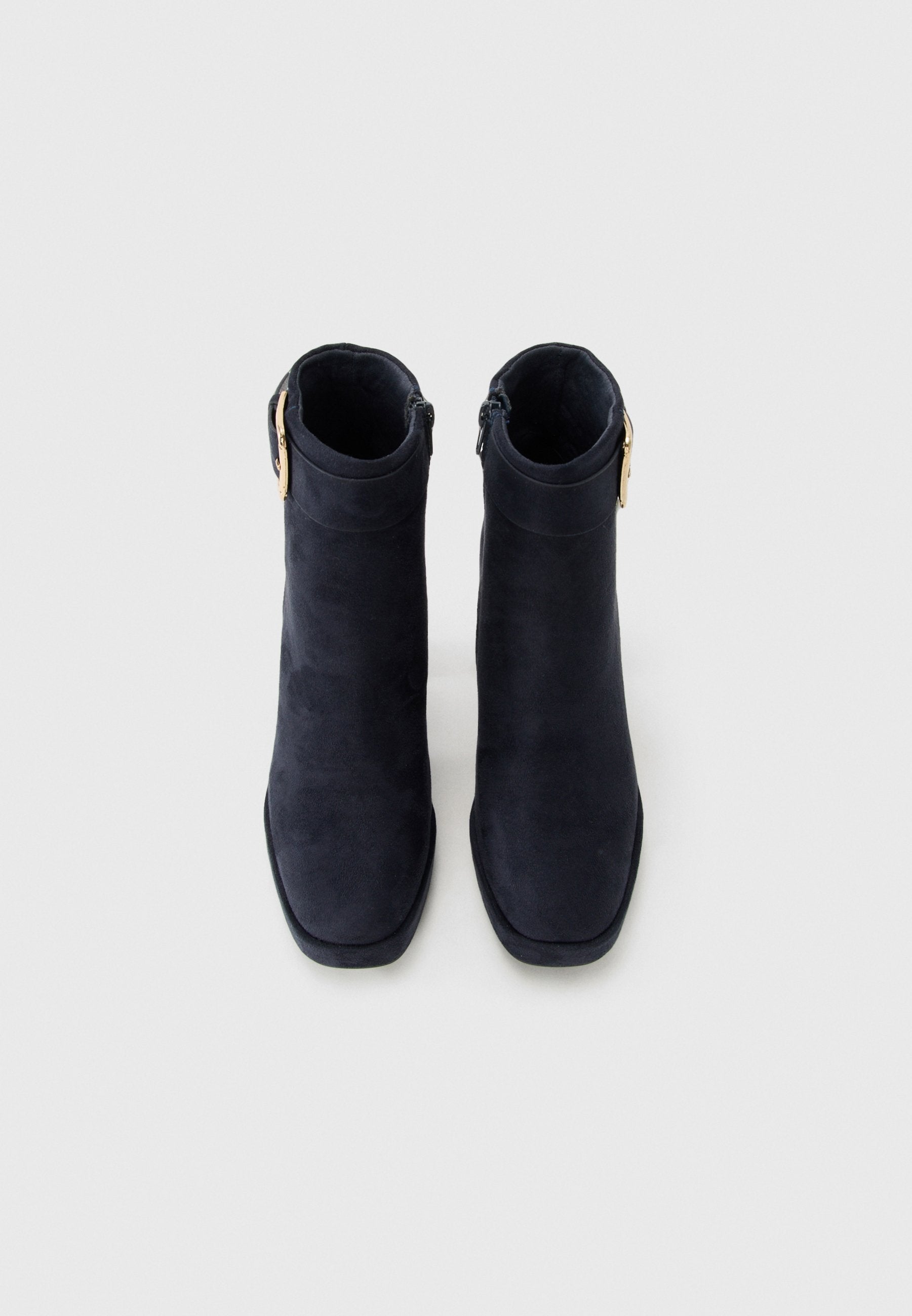 Anna Field High Heeled Ankle Boots - Dark Blue