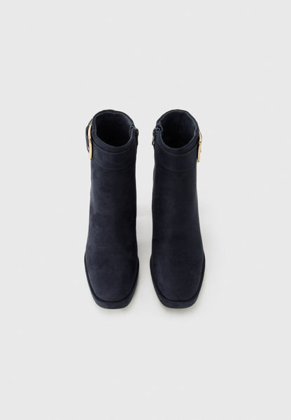 Anna Field High Heeled Ankle Boots - Dark Blue