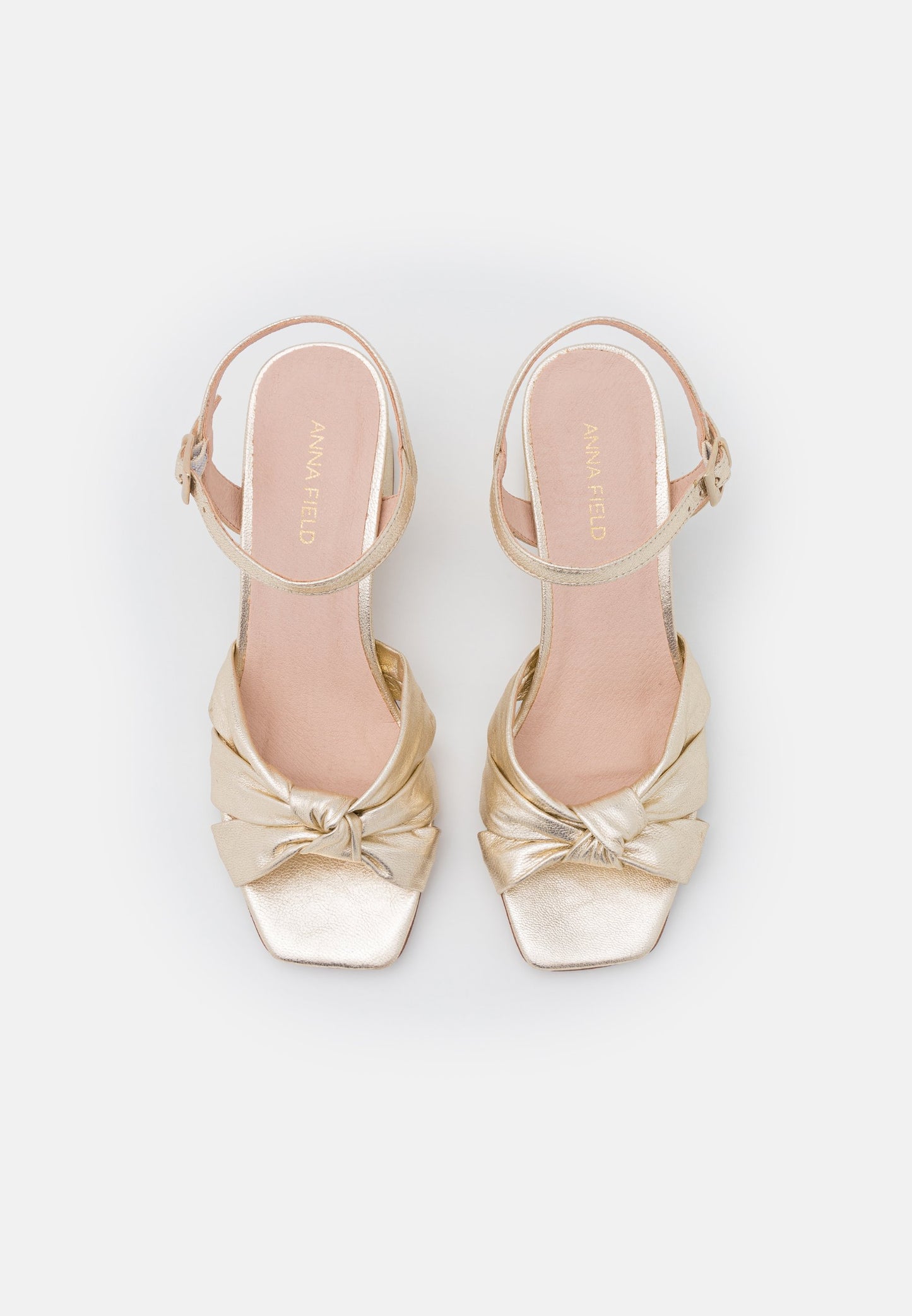 Anna Field Leather- Sandals - Gold