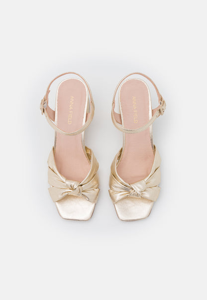 Anna Field Leather- Sandals - Gold