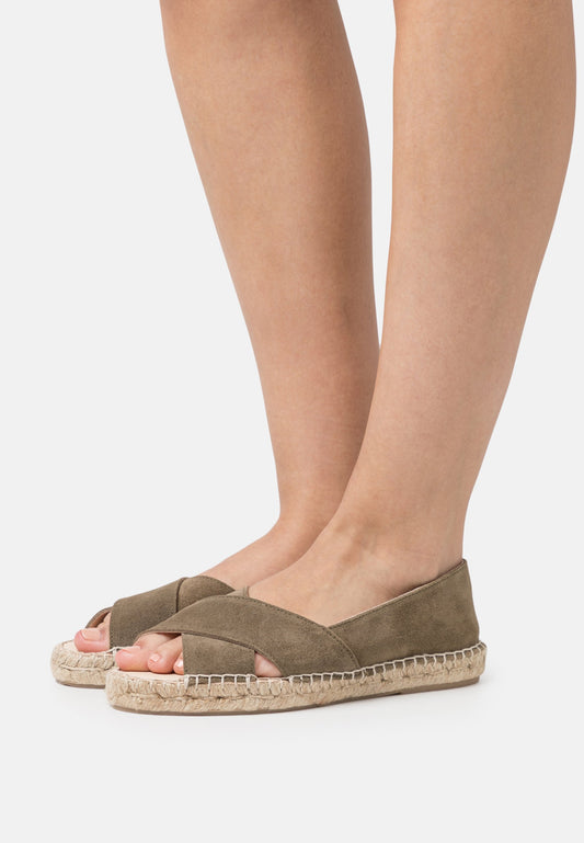 Anna Field Leather - Peeptoe Ballet Pumps