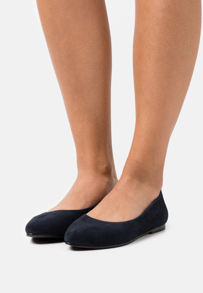 Anna Field Leather - Ballet Pumps - Dark Blue