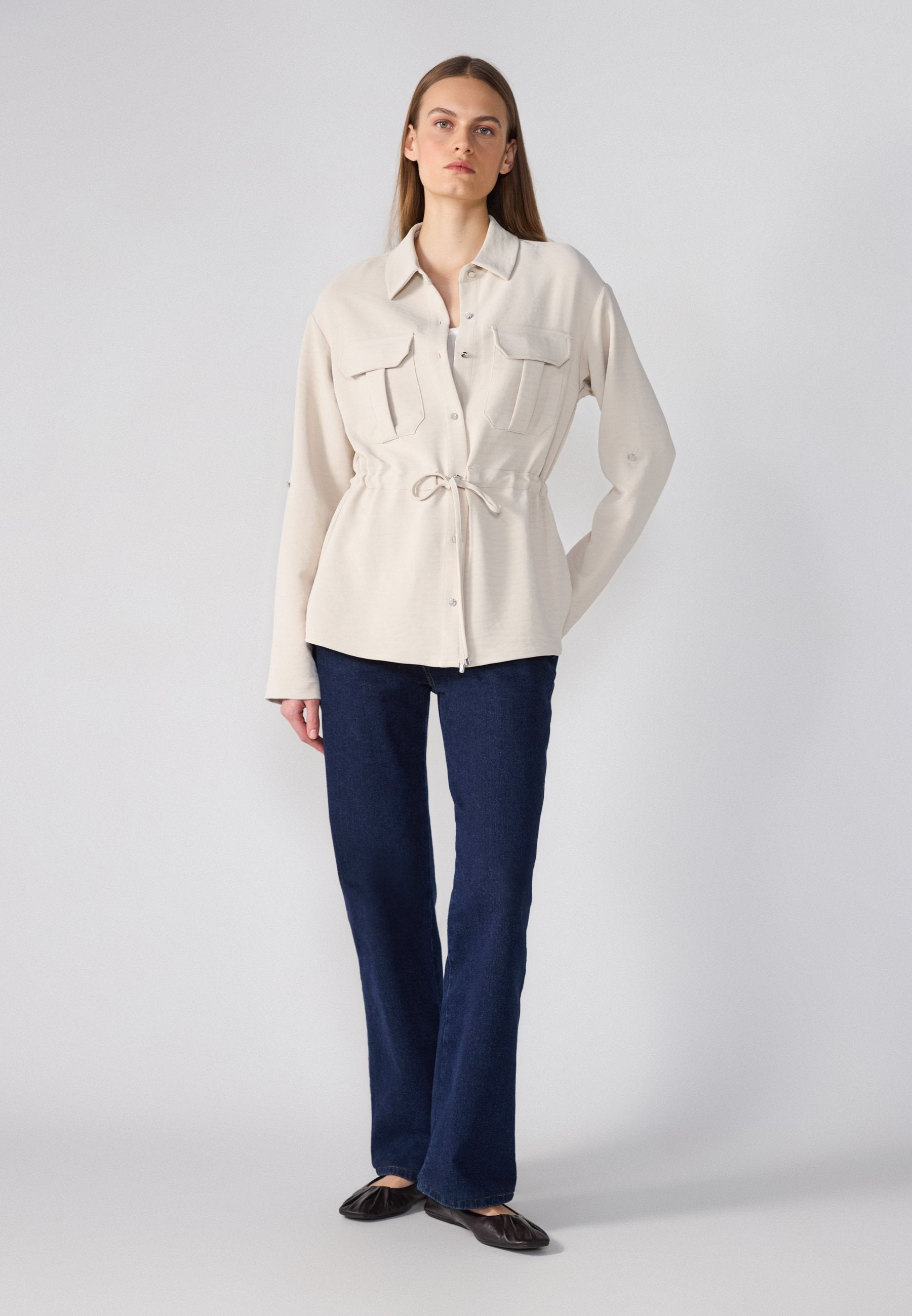 Anna Field Button-down Blouse - Beige