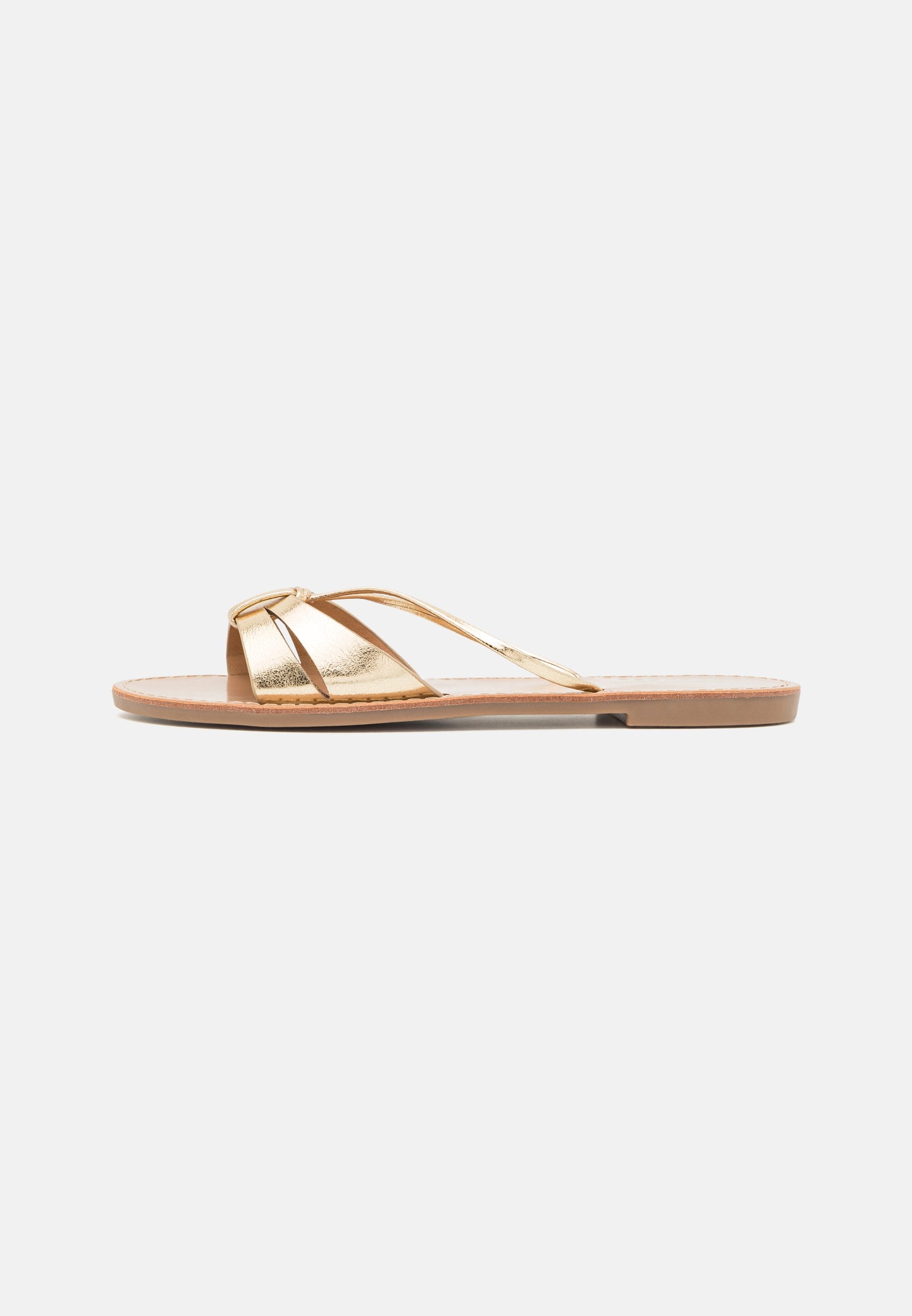 Anna Field Mules - Gold