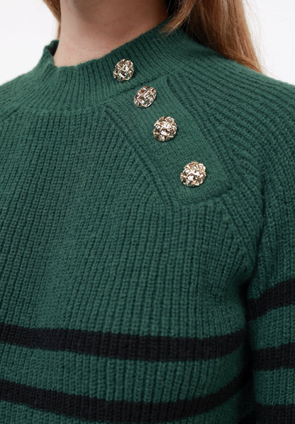 Anna Field Jumper - Green/black