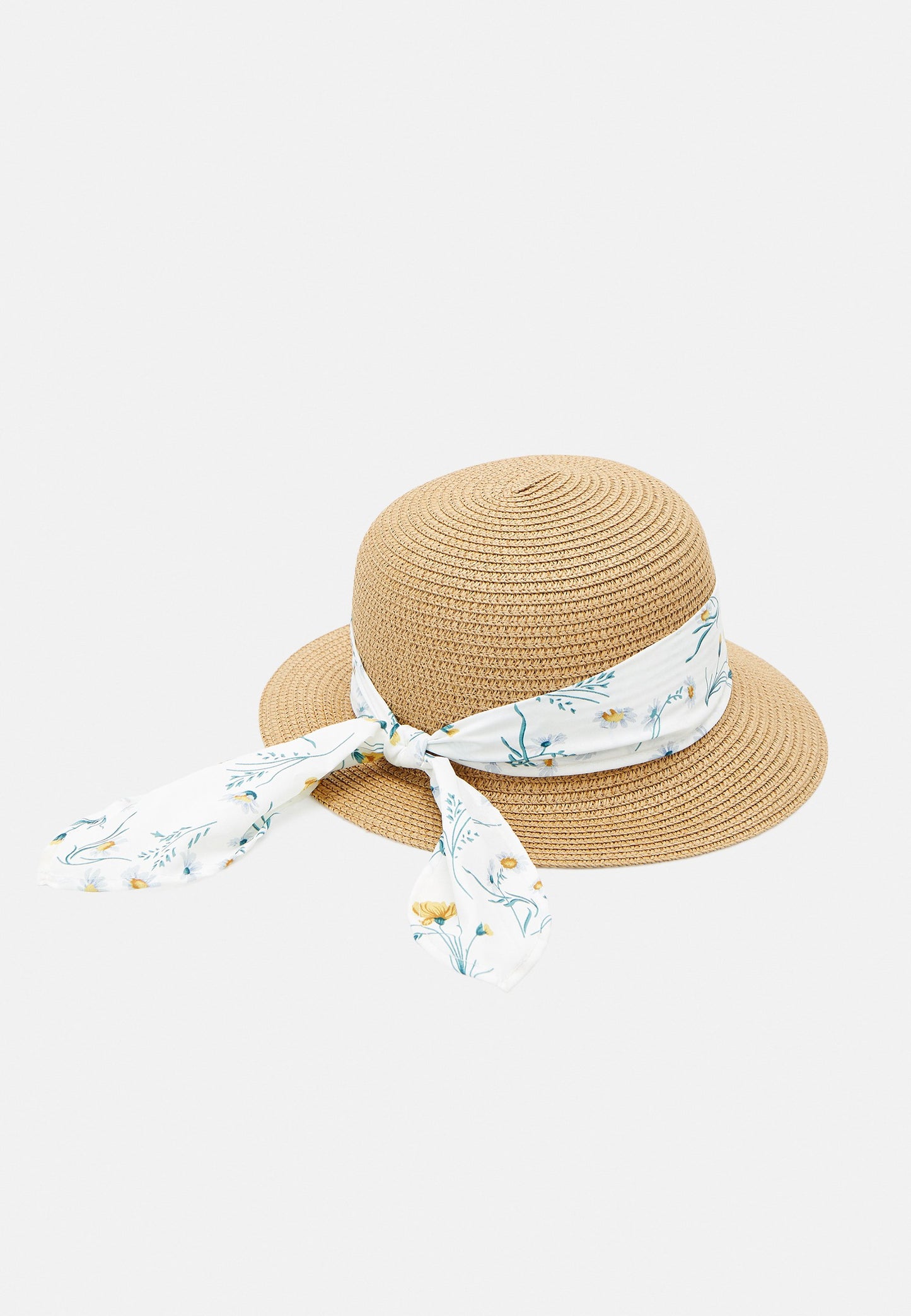 Anna Field Hat - Beige/White