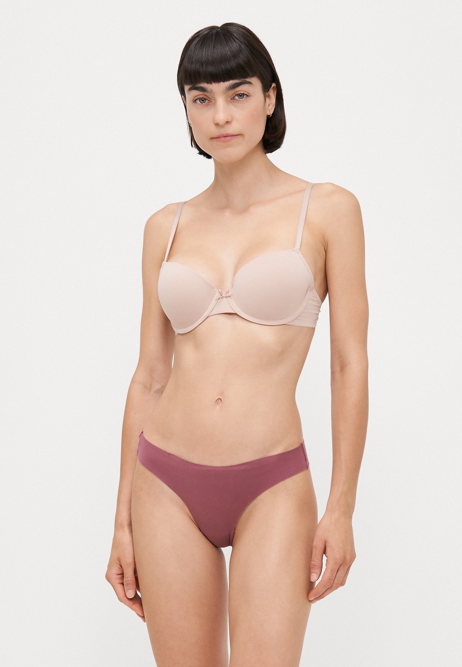 Anna Field 7 PACK - Thong - Bordeux/taupe/white/ivory/pink