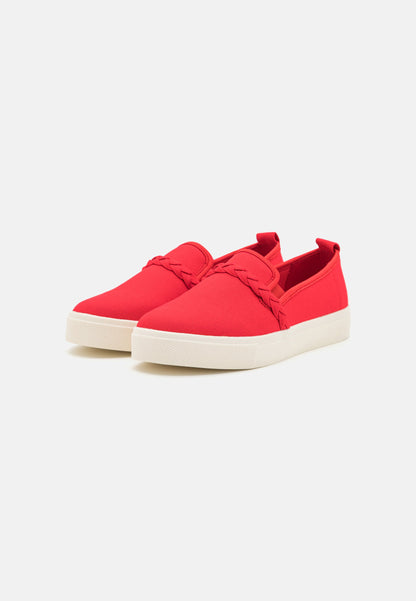 Anna Field Slip-Ons - Red