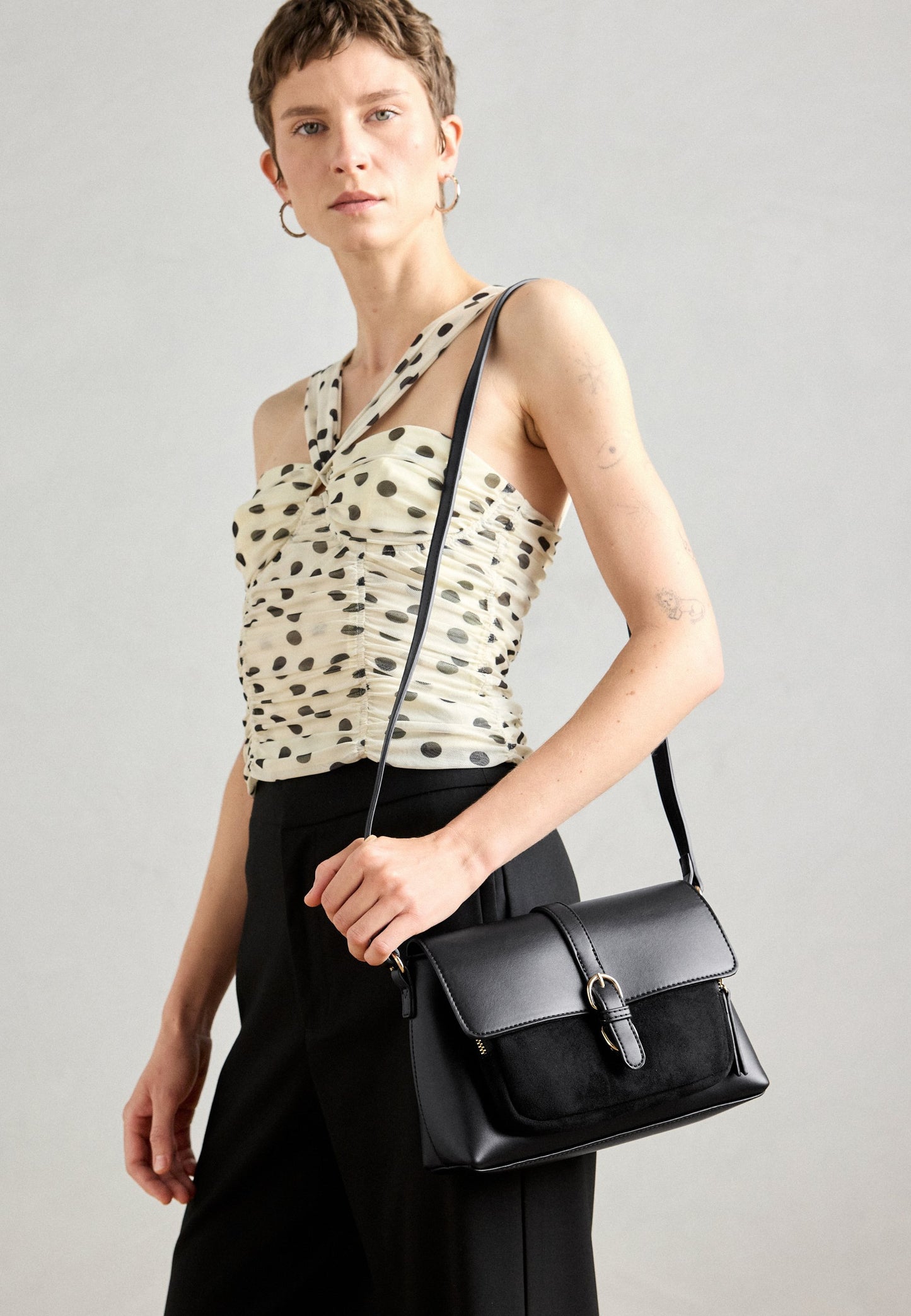 Anna Field Cross Body Bag - Taupe