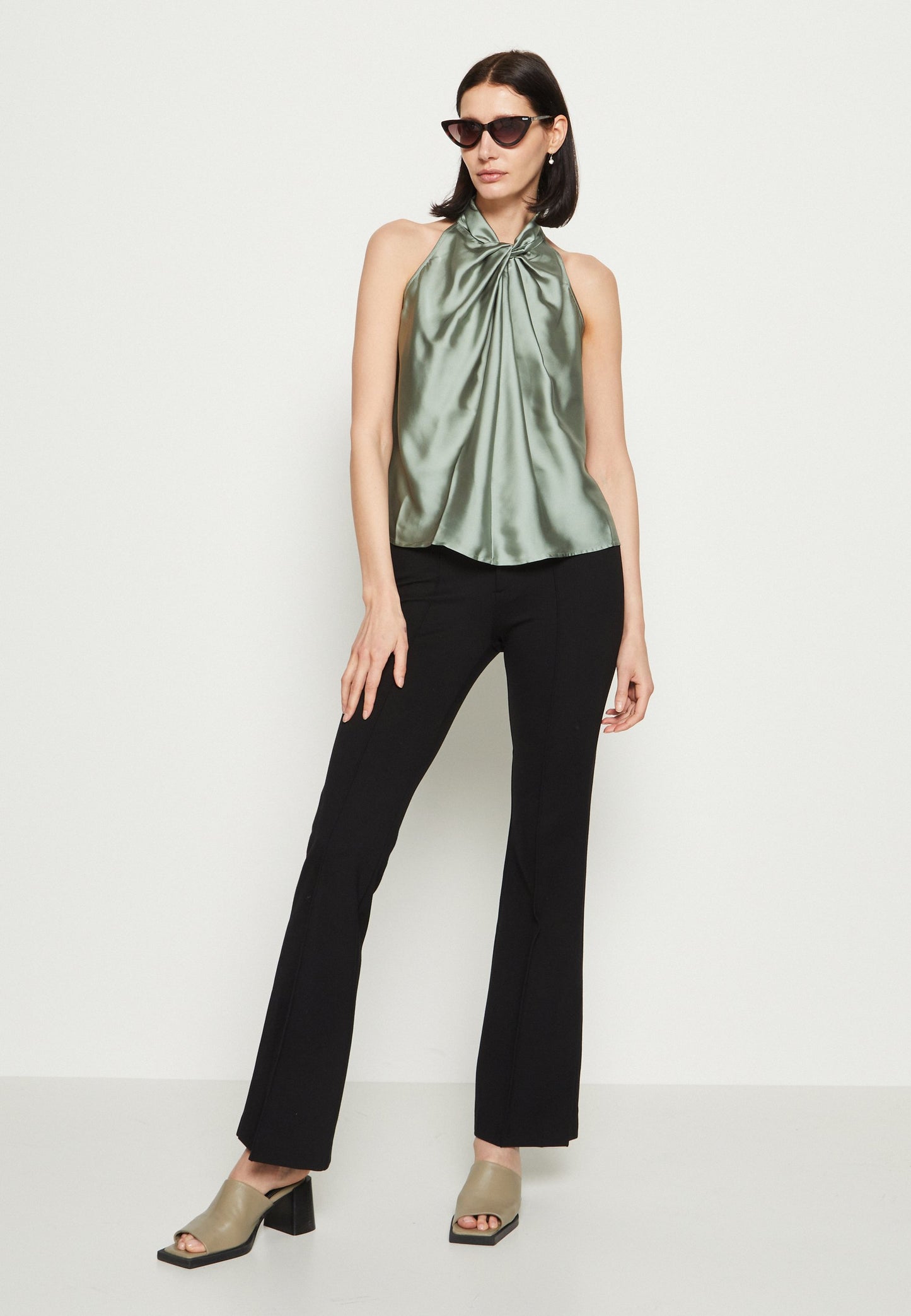 Anna Field Top - Light Green
