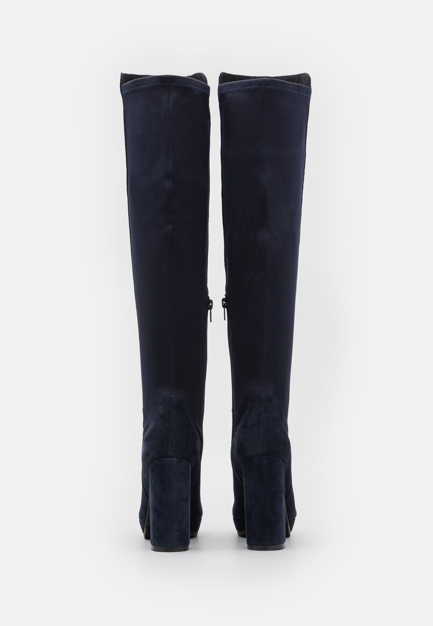 Anna Field Leather - Over-The-Knee Boots - Dark Blue