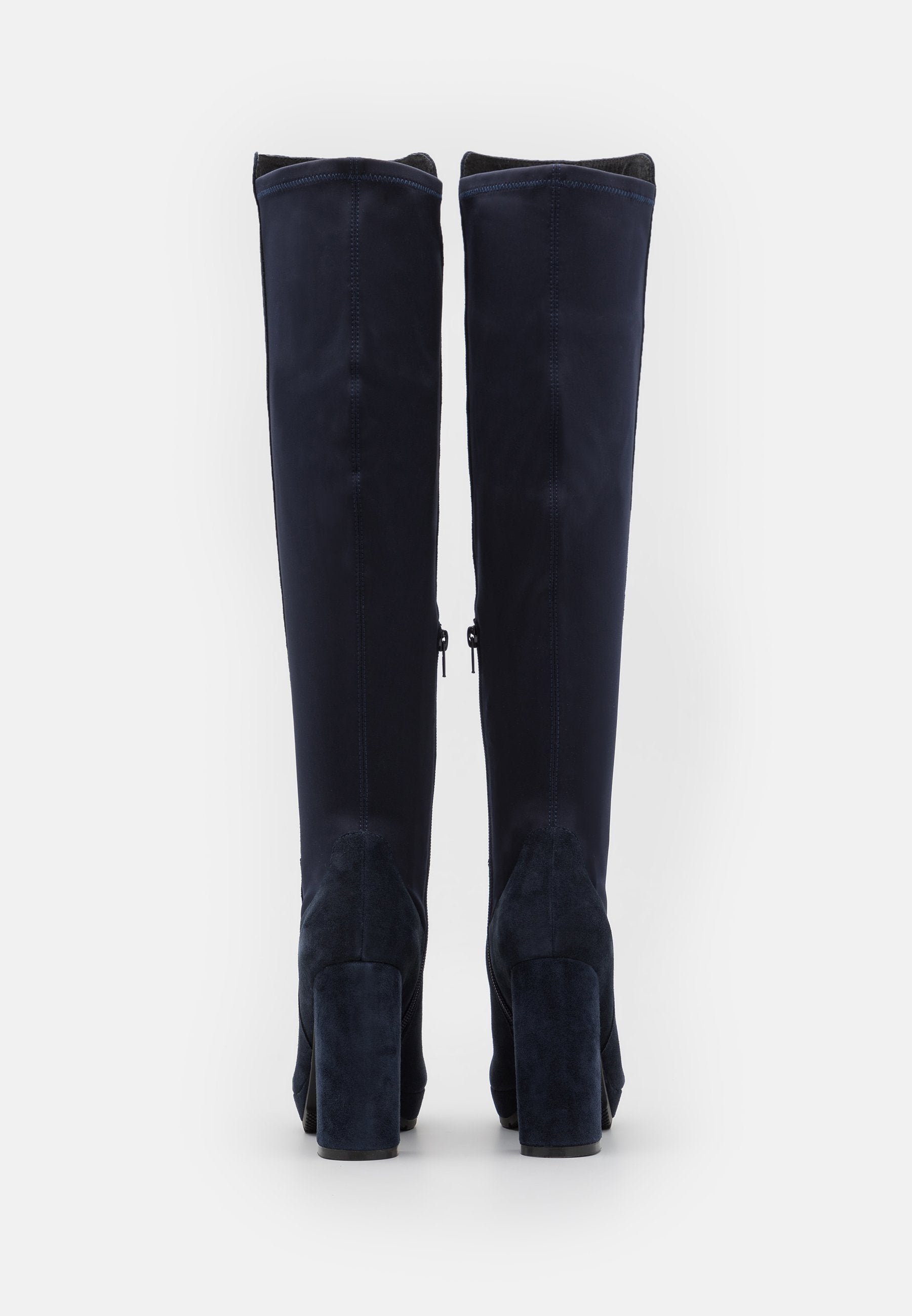 Anna Field Leather - Over-The-Knee Boots - Dark Blue