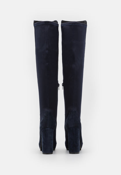 Anna Field Leather - Over-The-Knee Boots - Dark Blue