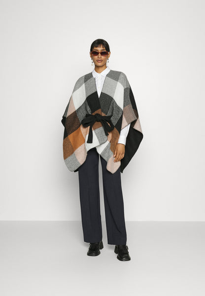 Anna Field Cape - Brown/black
