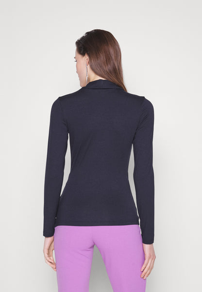  Long Sleeved Top -Dark Blue