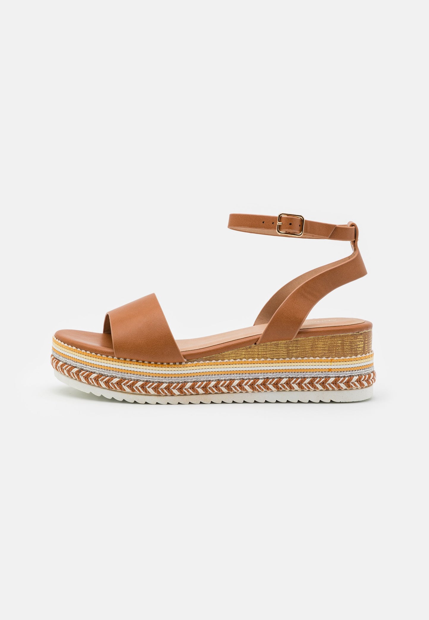 Anna Field Platform Sandals - Cognac