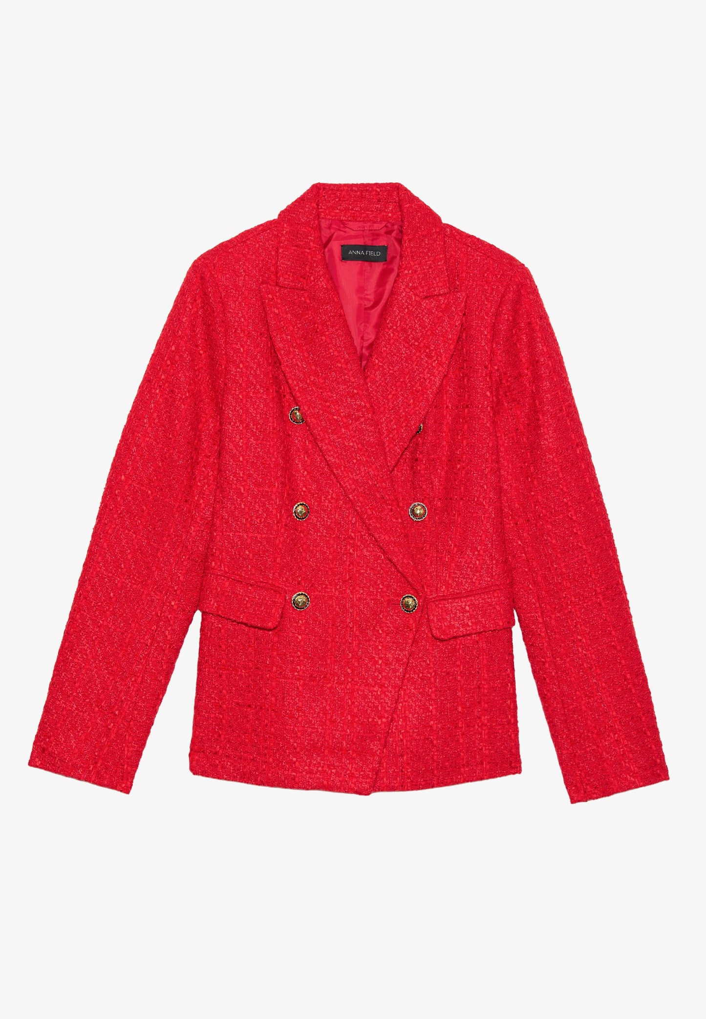Anna Field Blazer - Red