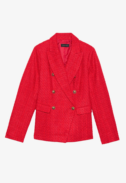 Anna Field Blazer - Red