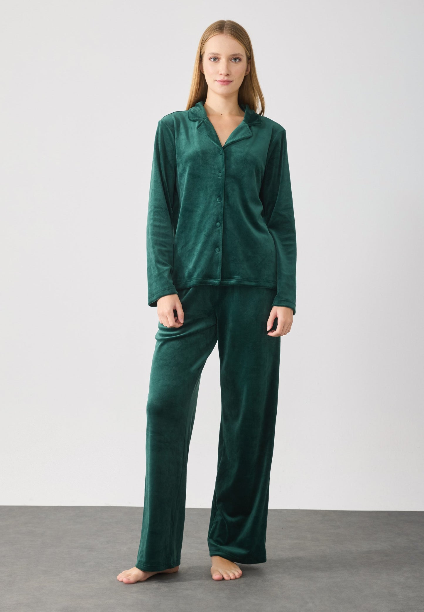 Anna Field SET - Pyjama Set - Dark Green