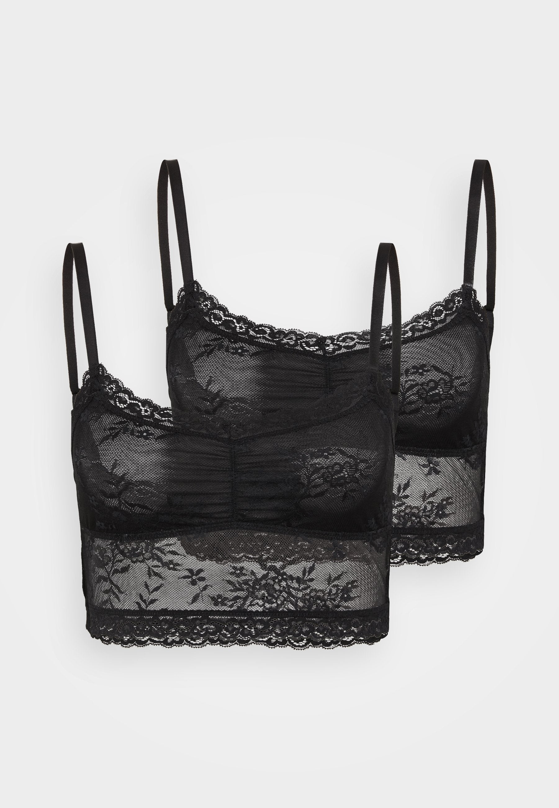 Anna Field 2 PACK - Bustier - Black