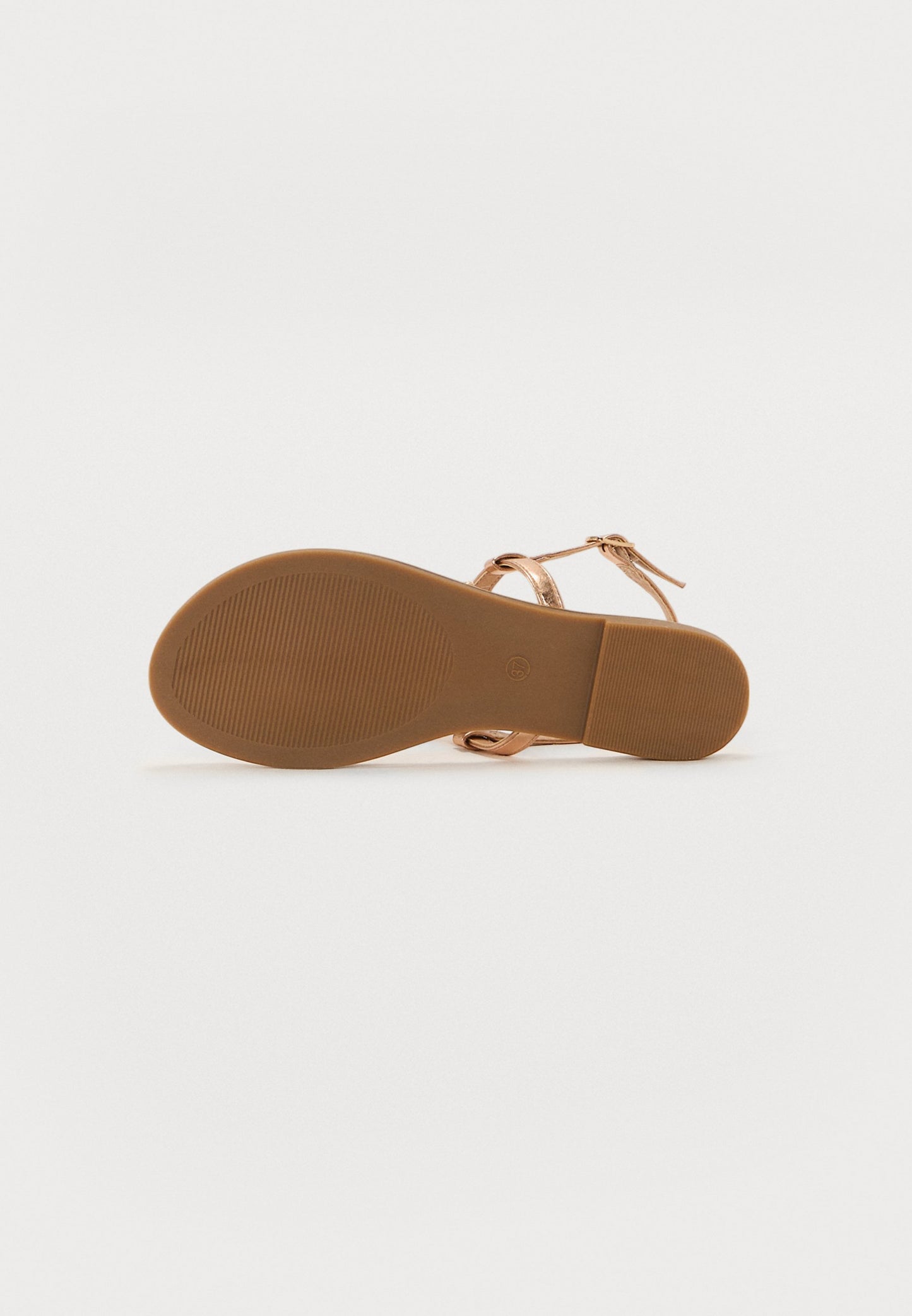  T-bar Sandals - Light Pink