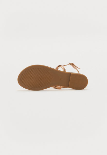  T-bar Sandals - Light Pink