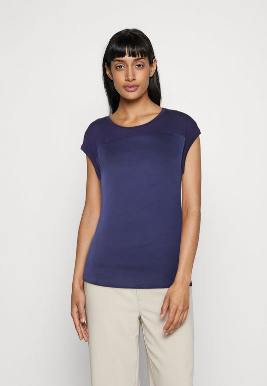 Anna Field Print T-Shirt - Dark Blue