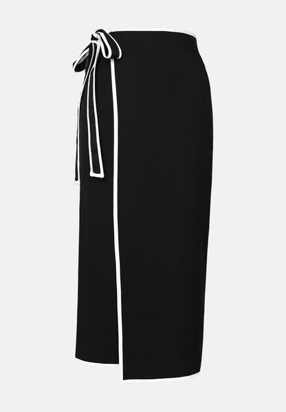 Anna Field Wrap Skirt - Black