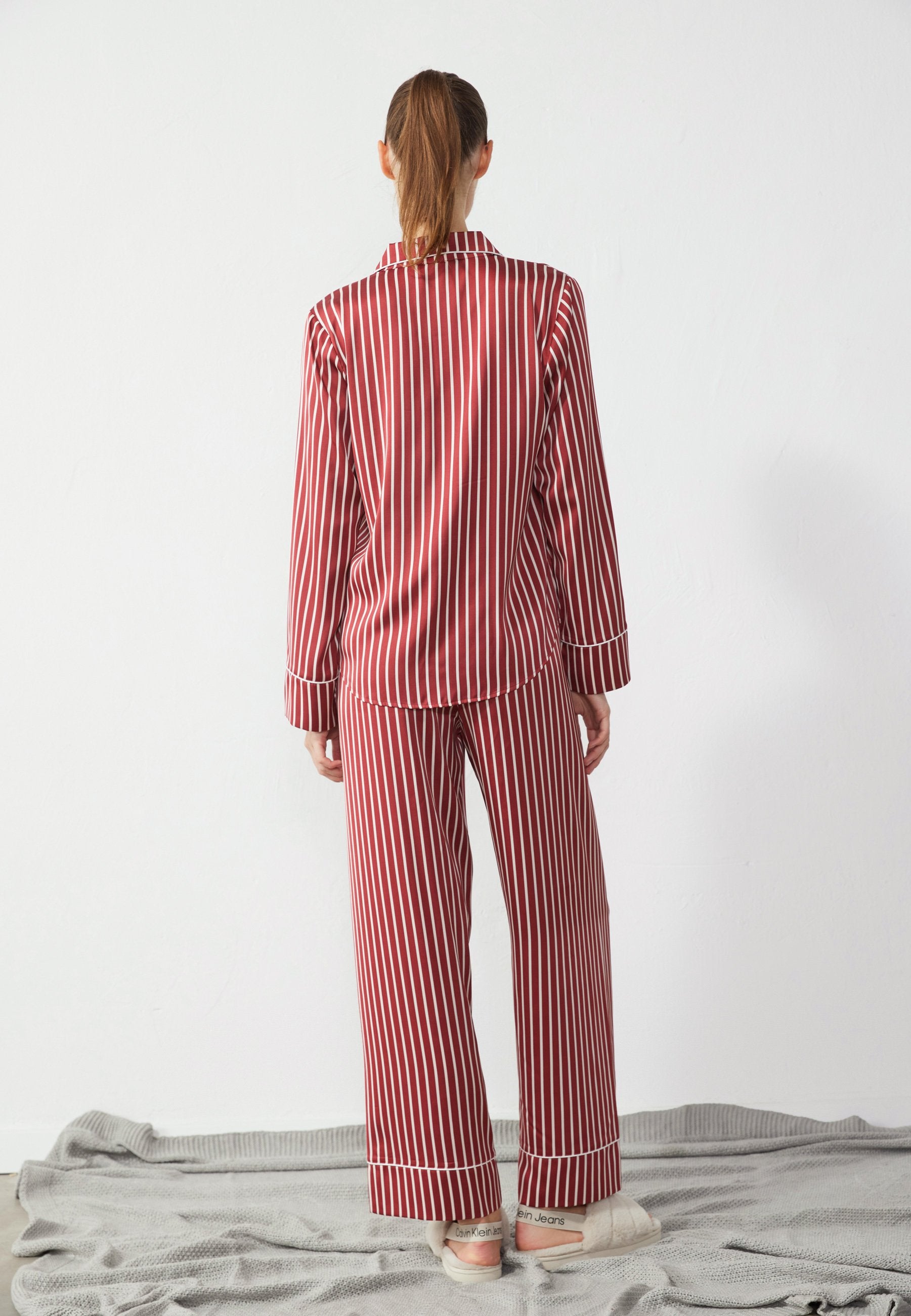 Anna Field Pyjama Set - Red,white