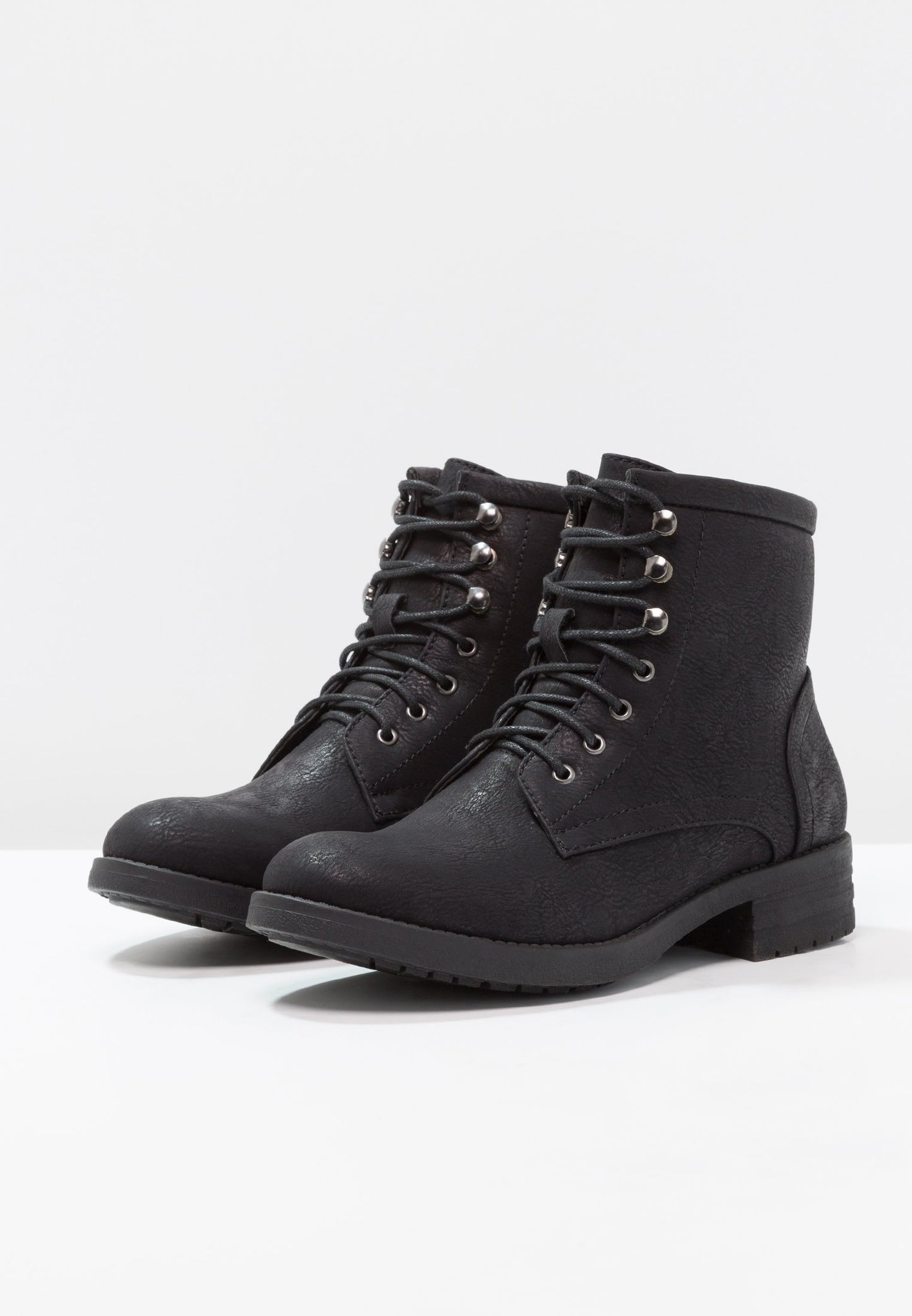 Anna Field Winter Boot - Lace-Up Ankle Boots - Black