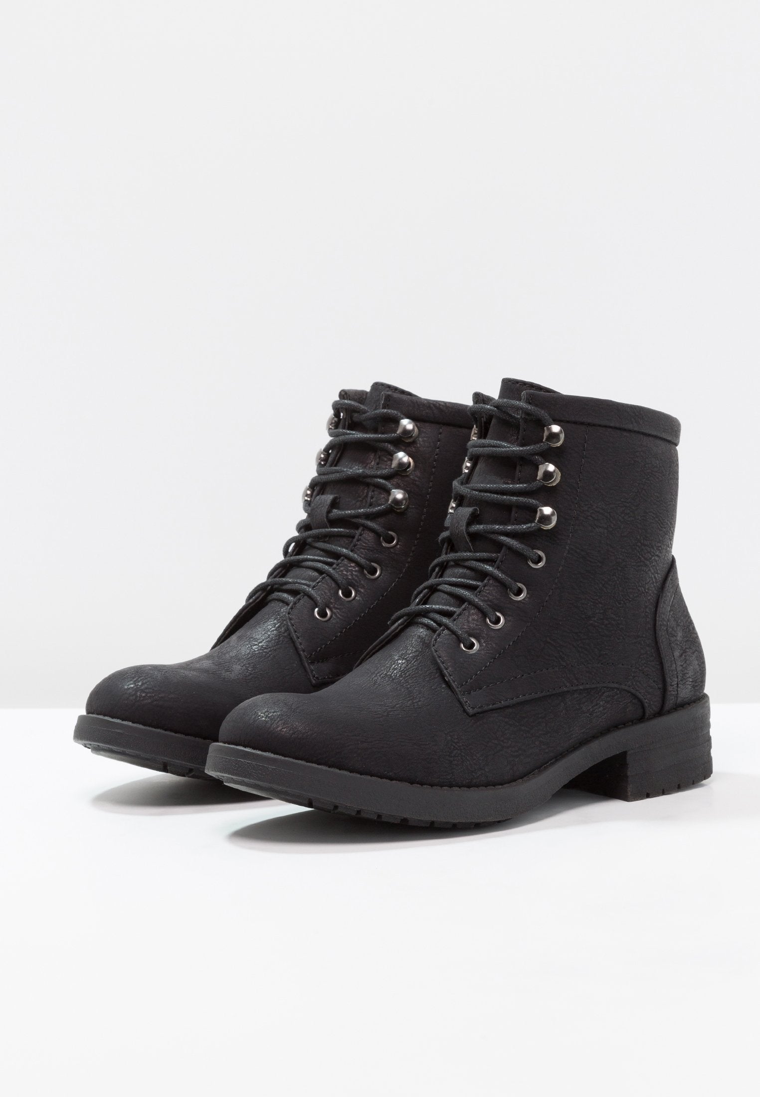 Anna Field Winter Boot - Lace-Up Ankle Boots - Black