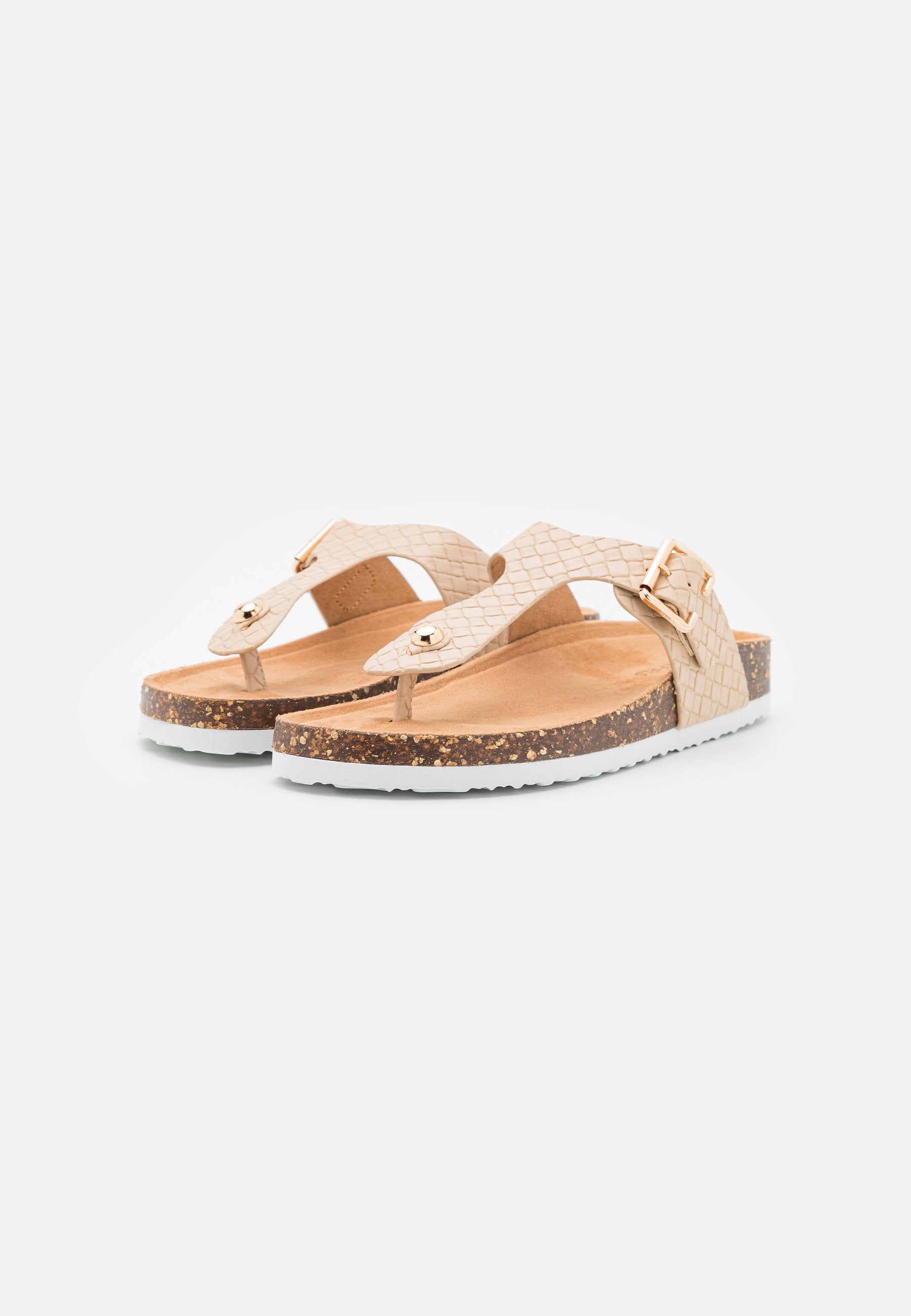 Anna Field T-Bar Sandals - Beige