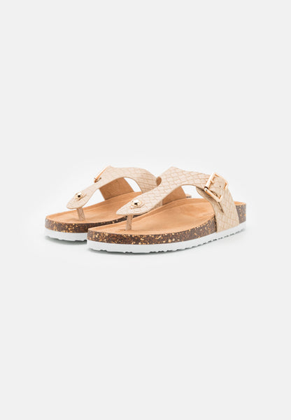 Anna Field T-Bar Sandals - Beige