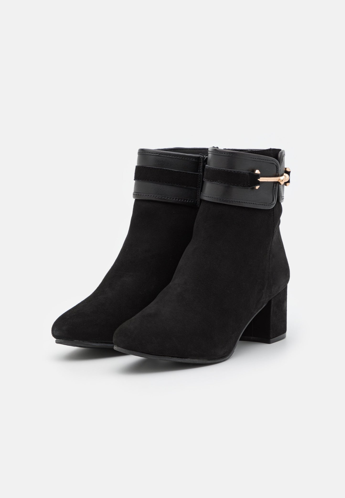 Anna Field Leather- Classic Ankle Boots - Black