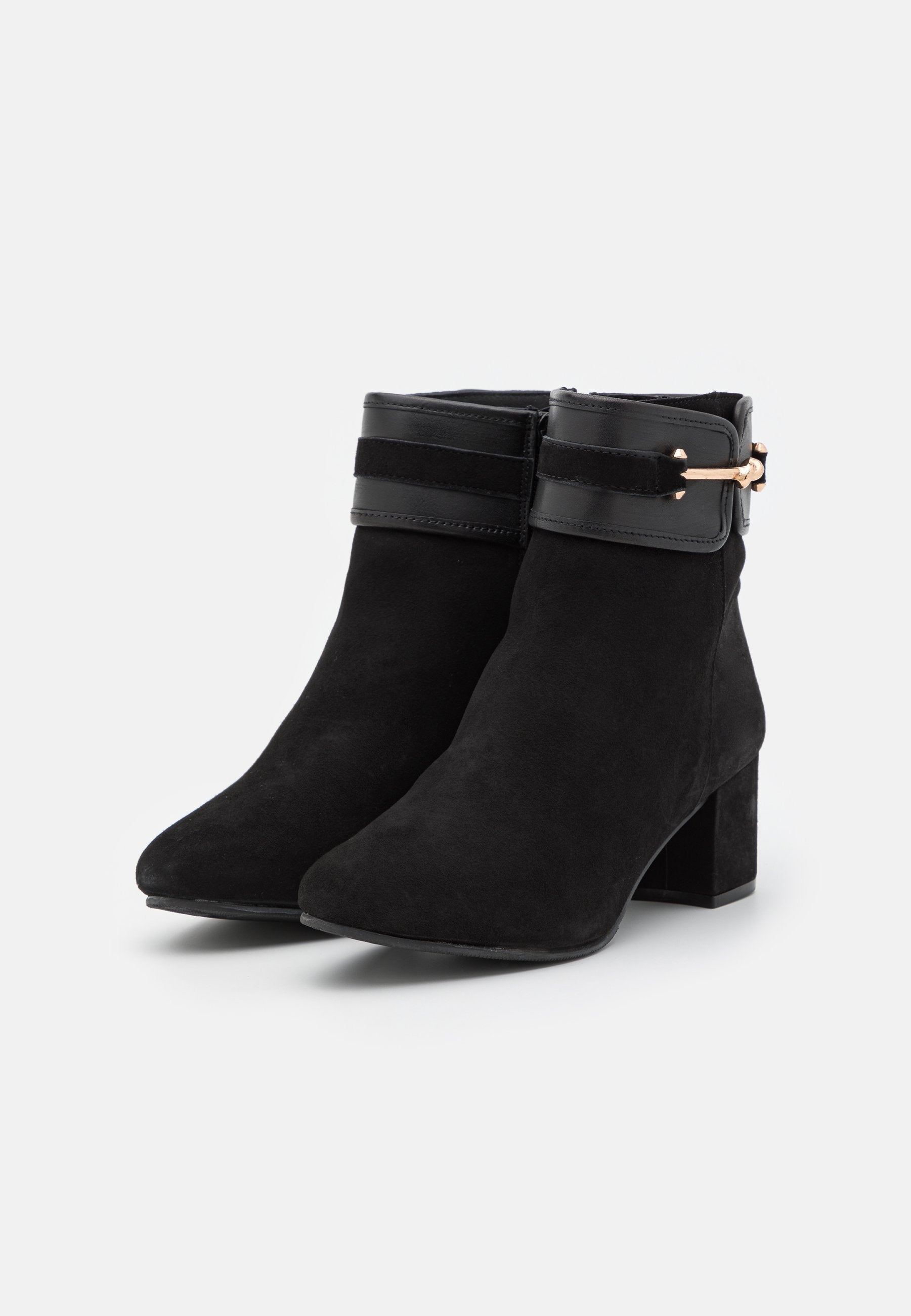 Anna Field Leather- Classic Ankle Boots - Black