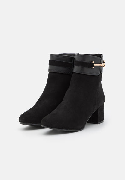 Anna Field Leather- Classic Ankle Boots - Black