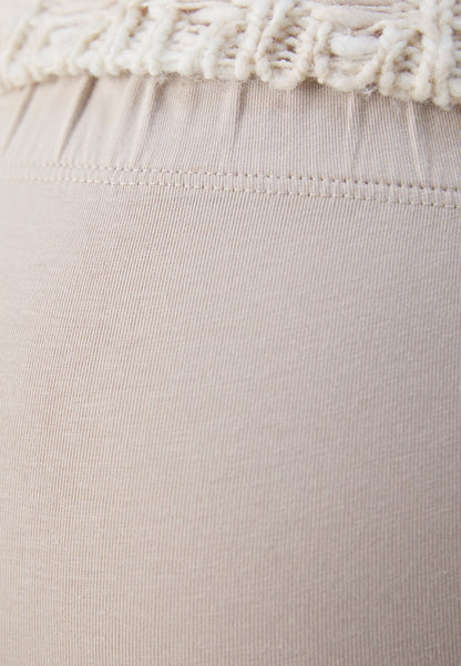  2 PACK - Leggings - Trousers - Black/beige