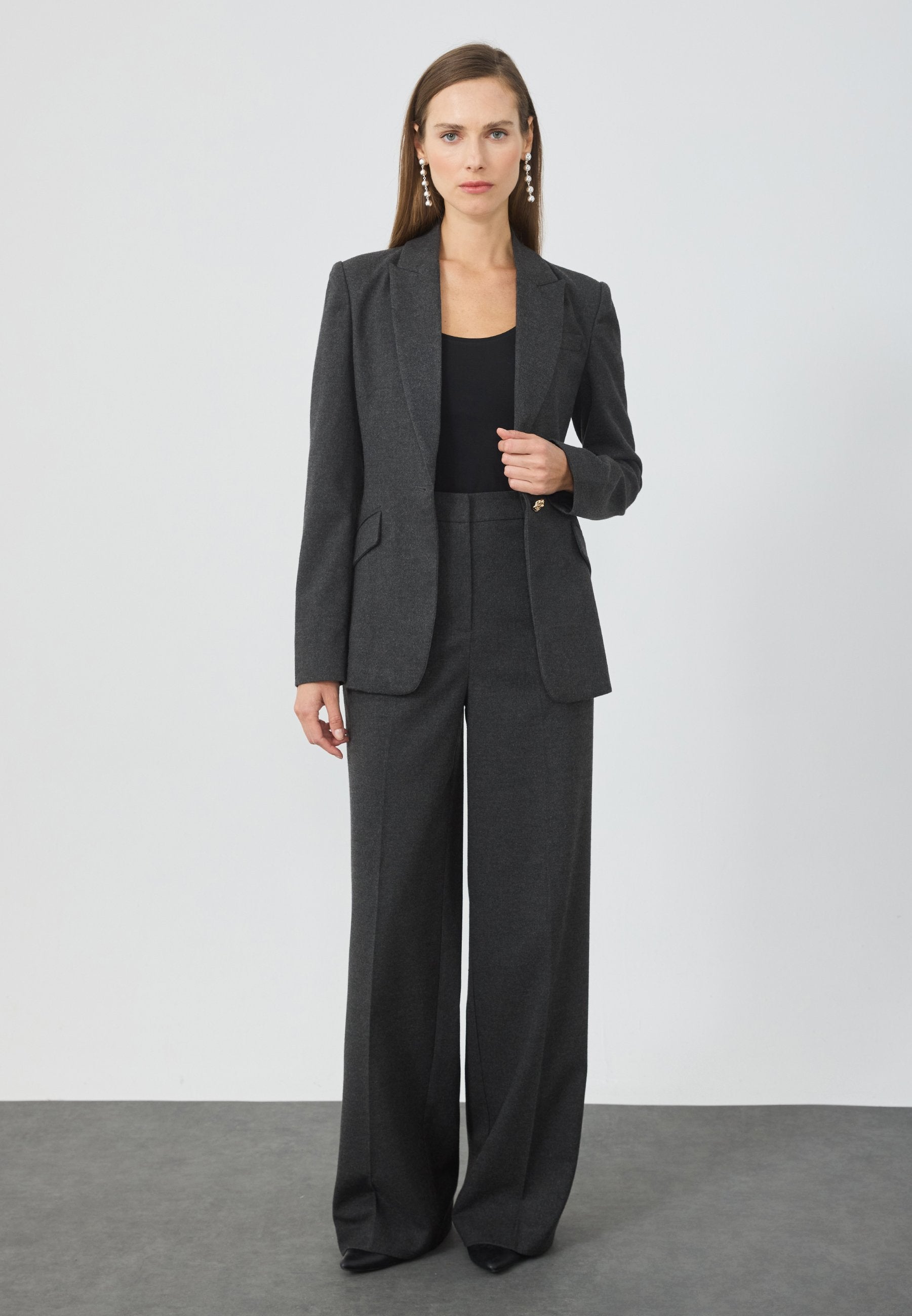 Anna Field Blazer - Grey