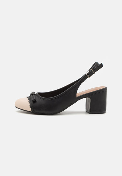  Classic Heels - Black/beige