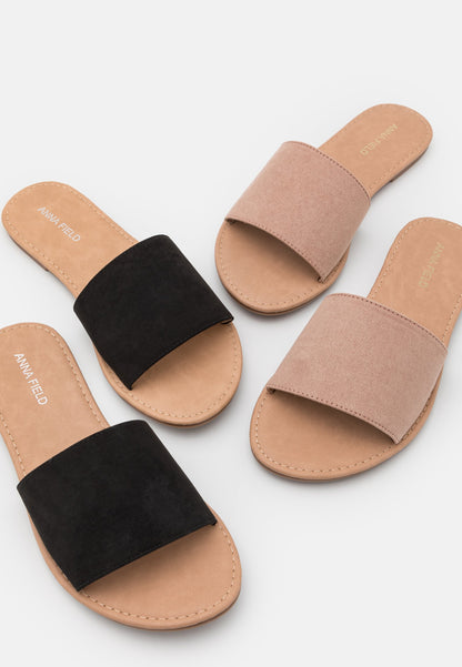 Anna Field 2 Pack - Mules - Black/Light Pink