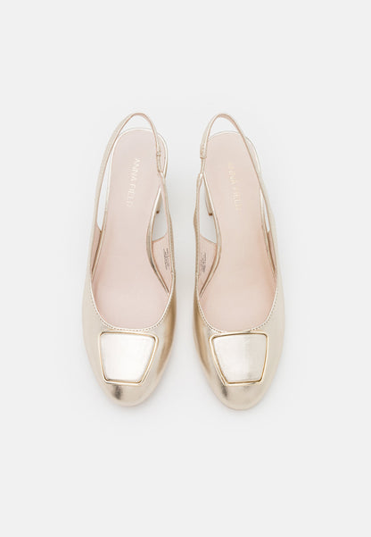 Anna Field Leather - Classic Heels - Gold