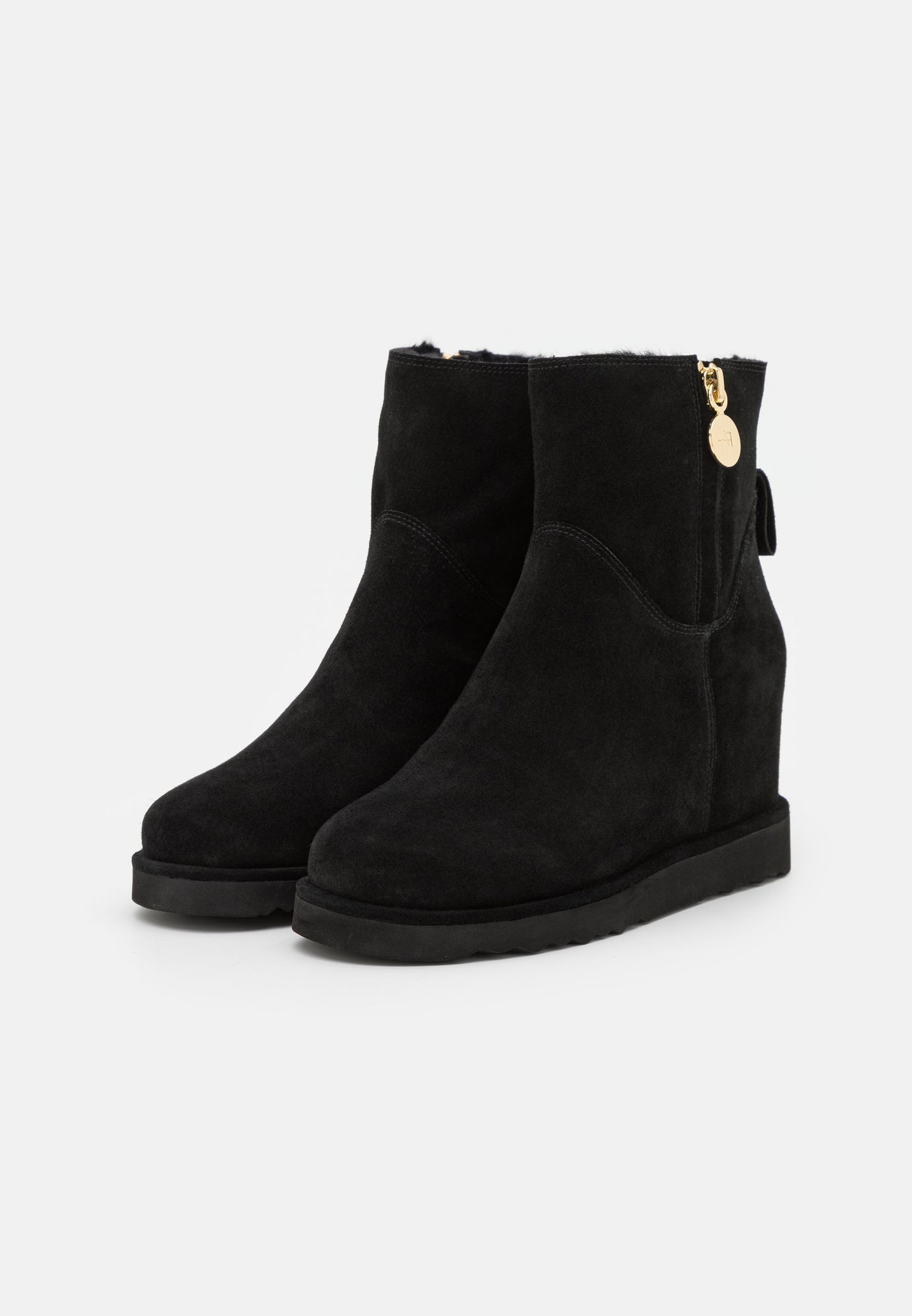 Anna Field Leather Winter Boot - Ankle Boots - Black